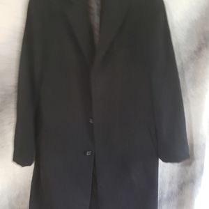 Mens long wool peacoat